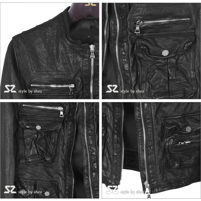 ��shez�ۥߥ꥿�꡼�����쥶�����㥱�åȡ���ǥ�����/JKT1078black