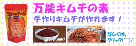 万能キムチの素バーナー