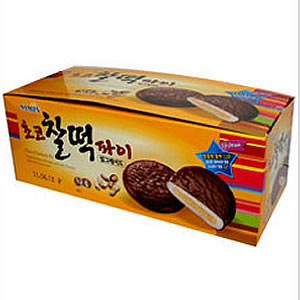 韓国のチョコ鏡餅パイ/samzin