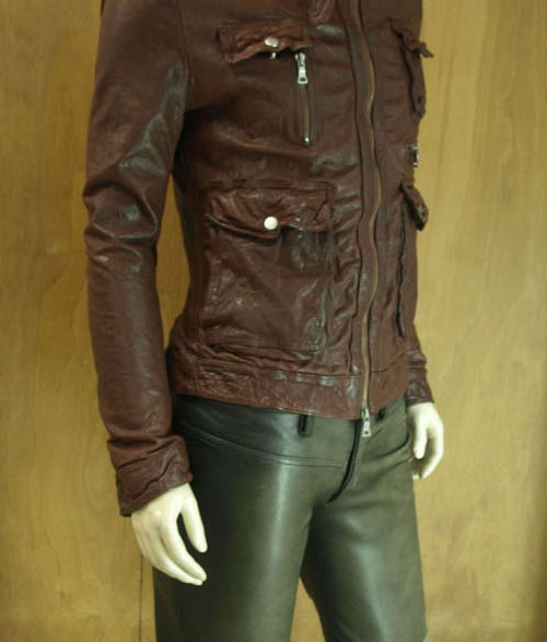 �ڹ������γץ֥��ɡ�LEATHER LINE��2009ǯ�������󥺥��쥶�����㥱�å�